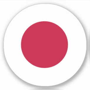 Adesivo com bandeira do Japão