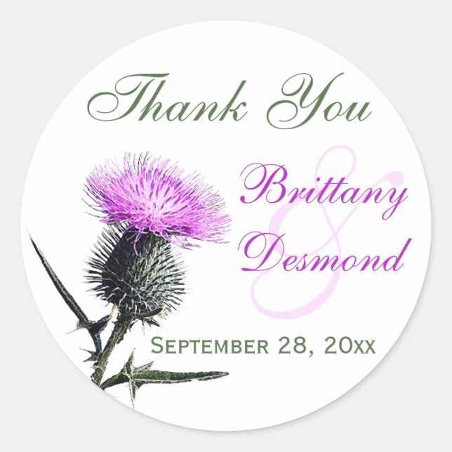 Adesivo com diâmetro de 1,5", roxo, verde, branco (Frente)