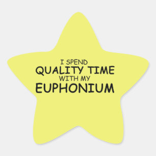 adesivo com estrela do Euphonium Time de Qualidade