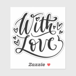 Adesivo Com o Love Sticker