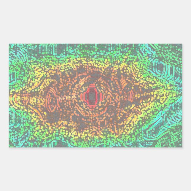 Adesivo com proteção contra o arco-íris (Frente)