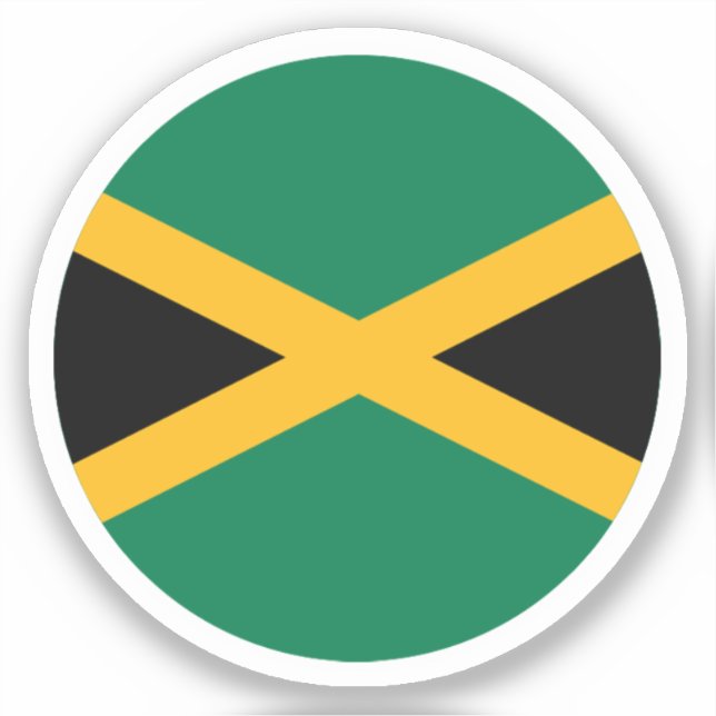 Adesivo com sinalizador Jamaica (Frente)