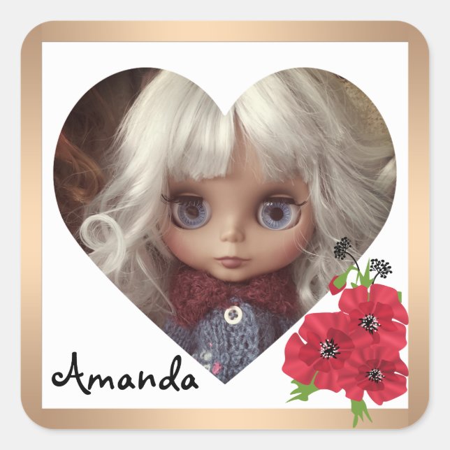 Adesivo com sua foto (Frente)