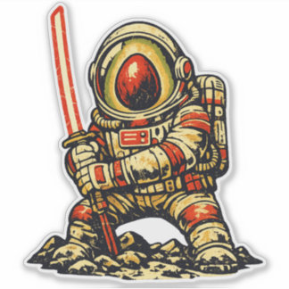 Adesivo Comandante Espacial Abacate — Guerra de Ficção Cie