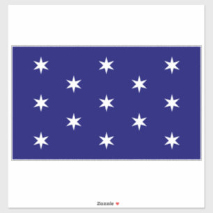 Adesivo Comandante George Washington em Chefe de Sinalizad