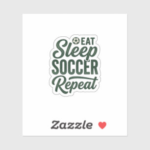 Adesivo Comer Dormir Futebol Repetir Camisa Vintage Design