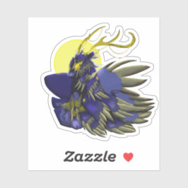 Adesivo Comet Dark Fantasy Reindeer Vinyl Sticker