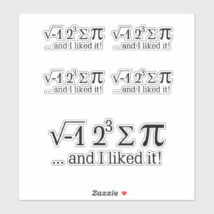 Adesivo Comi torta e gostei