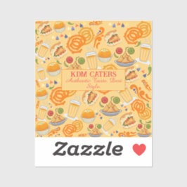 Adesivo Comida da rua indiana - Corante festivo