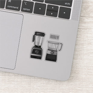 Adesivo Comida e ilustração do desenho do blender