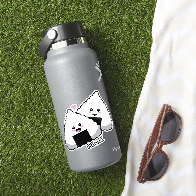 Adesivo Comida Japonesa Onigiri Kawaii Fofa (HydroFlask Insitu)