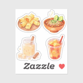 Adesivo Comida mexicana e Snacks