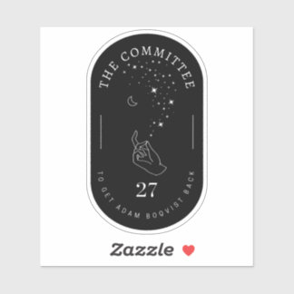 Adesivo Comitê para recuperar Adam Boqvist