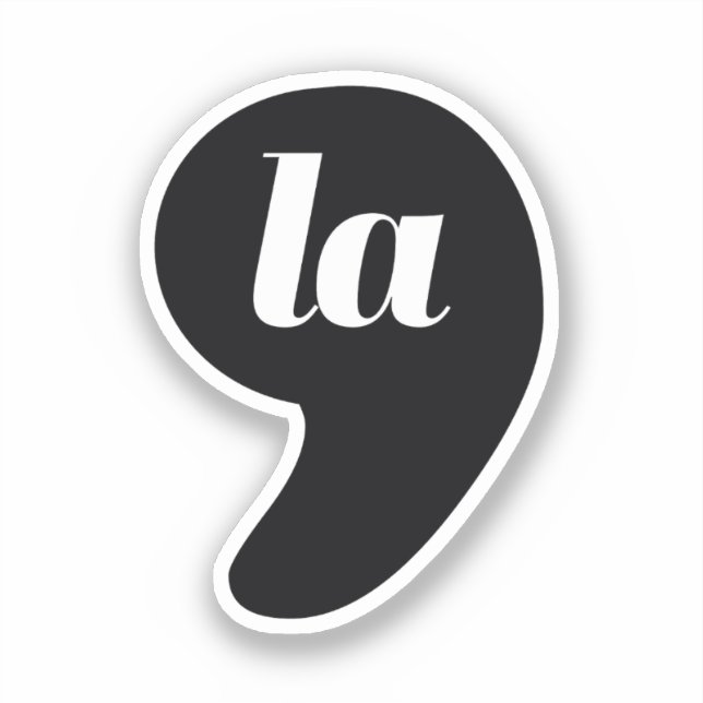 Adesivo Comma La - Kamala Black (Frente)