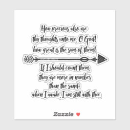 Adesivo Como a Bíblia do Precioso é Versa