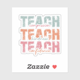 Adesivo Compaixão do Ensino Confiança