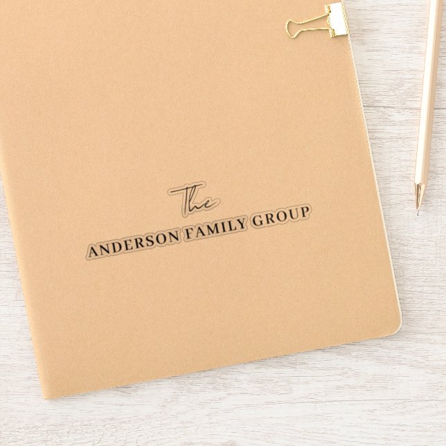 Adesivo Company Business Name Professional Branded (Notebook)