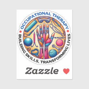 Adesivo Competências de Construção de Terapias Profissiona