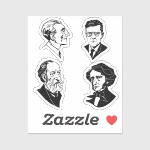 Adesivo Compositores do excelente - set 6 -