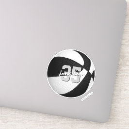 Adesivo comprar 1 ou cores da equipe de basquetebol preto