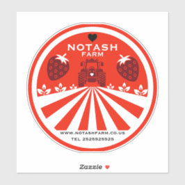 Adesivo Compro de Fazenda de morango