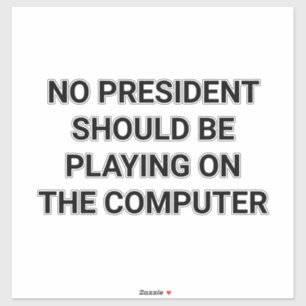 Adesivo COMPUTADOR DO TRUMP PARA LEVAR Hankamer Artjunkhau