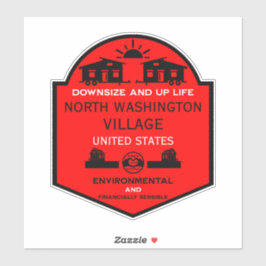 Adesivo Comunidades de Casa Pequena Editáveis