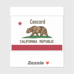 Adesivo Concord California