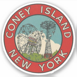 Adesivo Coney Island, Nova York - Sticker