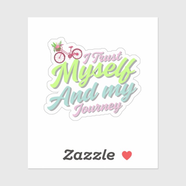 Adesivo confidence and empowerment Sticker  (Folha)