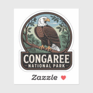 Adesivo Congaree National Park Eagle Emblem