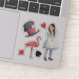 Adesivo Conjunto da Alice no País das Maravilhas