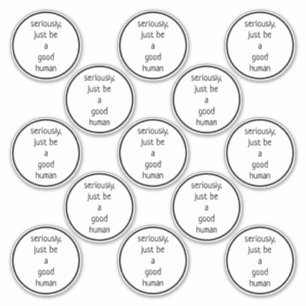 Adesivo conjunto de 13 de 3 polegadas seriamente seja apen