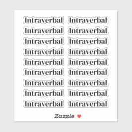 Adesivo Conjunto de 18 Rótulos ABA | Autocolantes Autismos