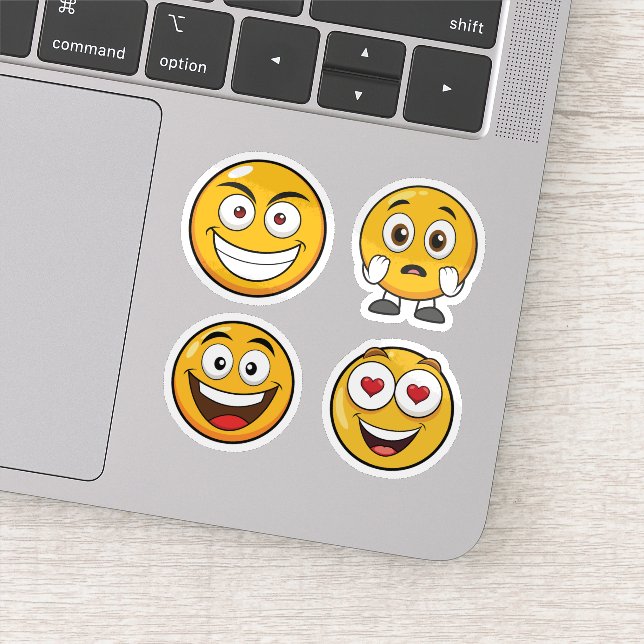 Adesivo Conjunto de autocolantes Emoji (Detalhe)