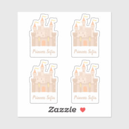 Adesivo Conjunto de Castelo da Princesa Real Medieval Real