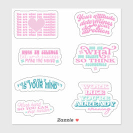 Adesivo conjunto de conjuntos de tendências espelhadas de