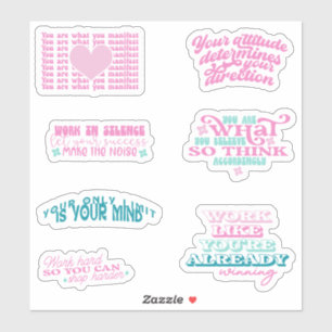 Adesivo conjunto de conjuntos de tendências espelhadas de 