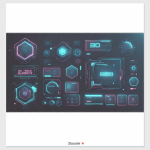 Adesivo conjunto de ícones para design , Coleção de Íico v