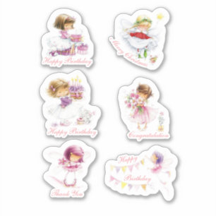 Adesivo Conjunto de livros de recortes de garotas bonitas