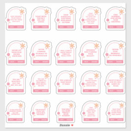 Adesivo conjunto de pacotes de inspiração diária do lembre