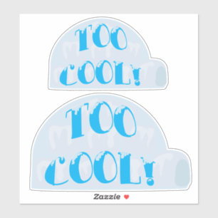 Adesivo Conjunto de Slogan Igloo Legal