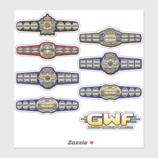 Adesivo Conjunto de Título de Idade do Ouro GWF 1