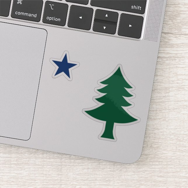 Adesivo Conjunto de Vinhetas Limpas com Sinalizador Maine  (Detalhe)