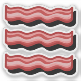 Adesivo Conjunto retrô divertido para amantes de carne de