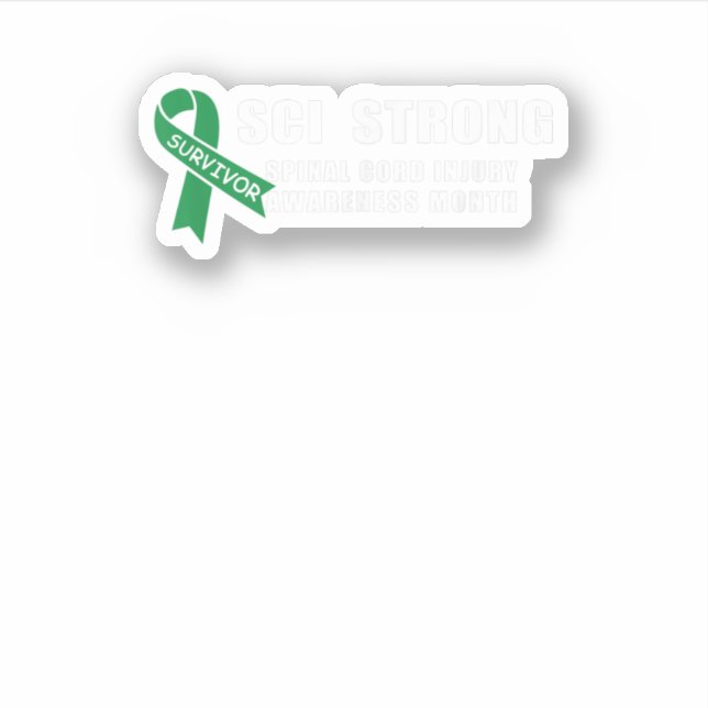 Adesivo Consciência Científica Mês Nice Lesão na Medula Es (Frente)