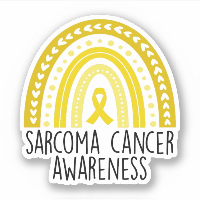 Adesivo Consciência do Cancer Sarcoma - Cancer Sarcoma (Frente)