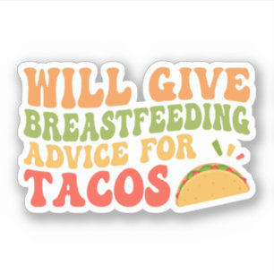 Adesivo Conselheiro de Lactação Engraçado
