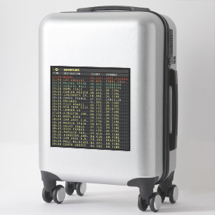 Adesivo Conselho do aeroporto (personalizável)