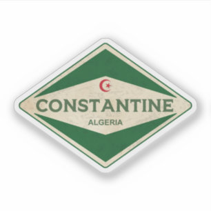 Adesivo Constantine Argélia Vintage